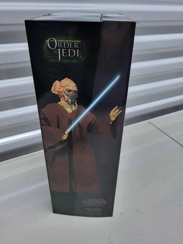 Maestro Jedi Plo Koon escala 12" 1/6 STAR WARS SIDESHOW SIN USAR, EN CAJA NUEVO Exclusivo Foto 2 de 4