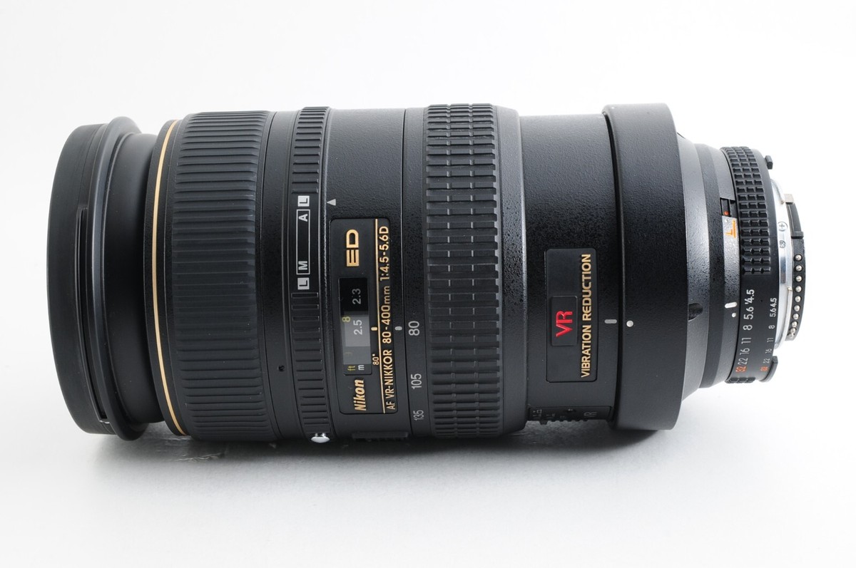Nikon AF VR 80-400mm f/4.5-5.6 D VR Lens [MINT] Same-day