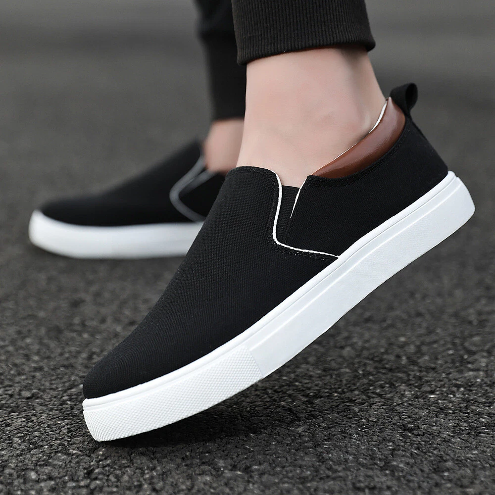 New Men's Slip On Casual Canvas Flat Loafers Round Toe Solid Color Comfort Shoes
Opens in a new wind