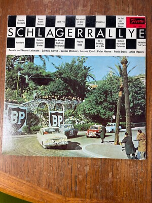 Schlagerrallye 1964 LP Comp Fiesta FLP 1400 RARE VG Cool Cover