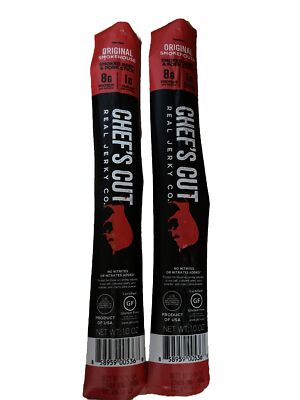 Chefs Cut Jerky Snack Stick Original Smokehouse 1 oz (Pack Of 2)