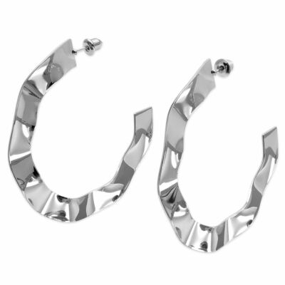 PHNIBIRD Orecchini Orecchini Creoli Unisex In Argento 925