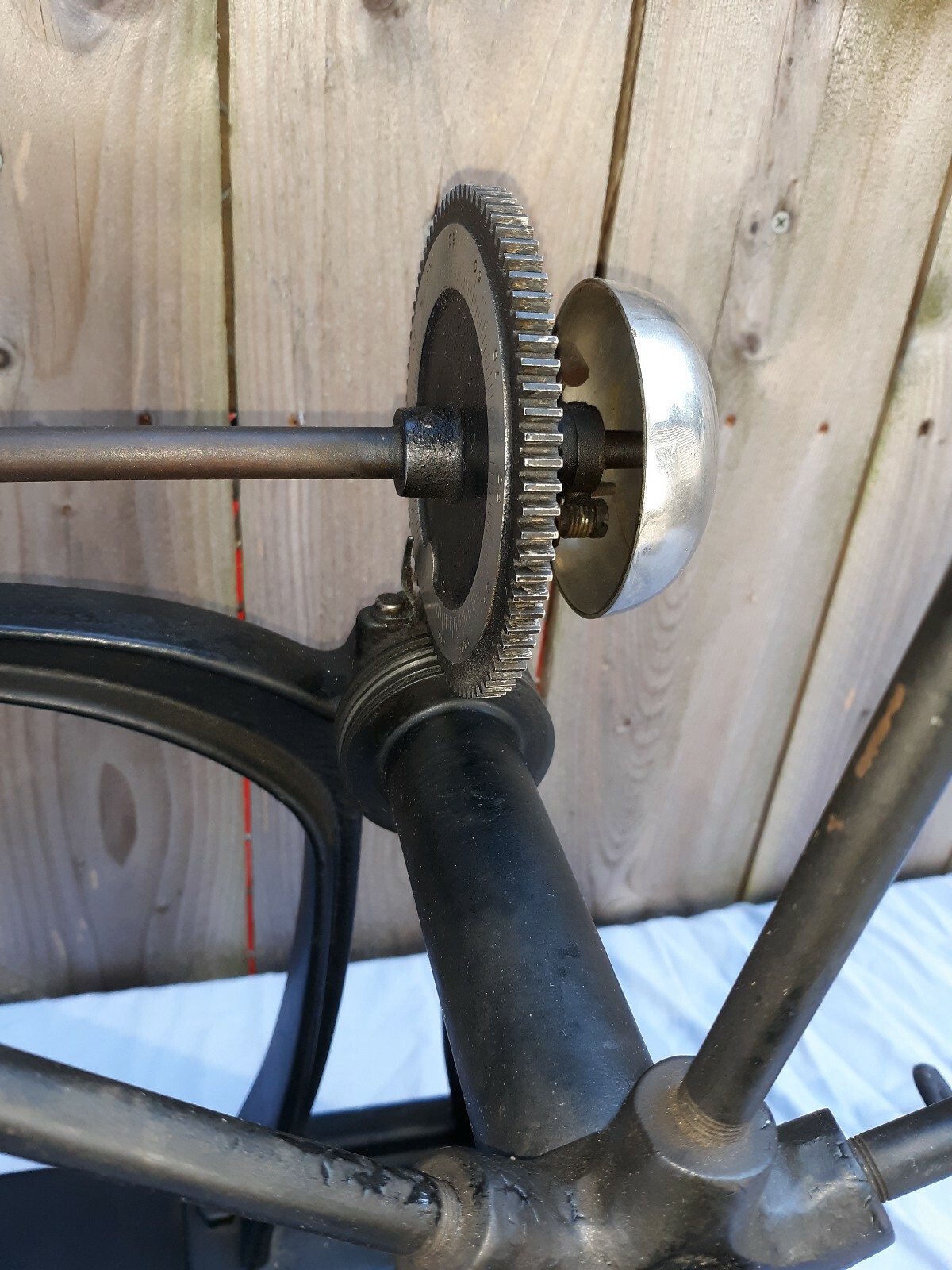 Antique Wool Winder Brown and Sharpe Cast Iron Industrial Sewing