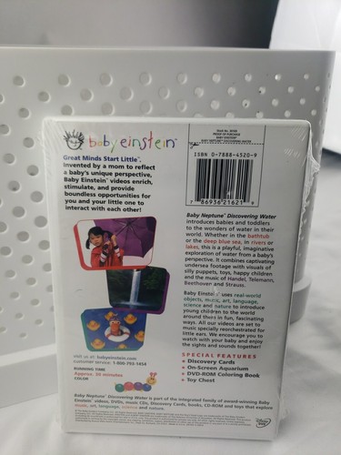 Baby Einstein - Baby Neptune - Discovering Water (DVD) New Sealed - Picture 4 of 4