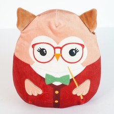 Squishmallows Jaydelle the Owl Teacher Kellytoy Plush Stuffed 8"