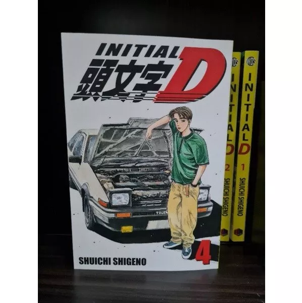 INITIAL-D Shuichi Shigeno Manga Anime Comic Volume 1-36 Full Set