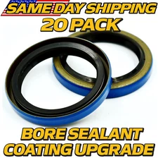 (20 Pk) Double Lip Seal Replaces 10-60, 15192TB, 2,000 EZ-Lube Axles Dexter BT16