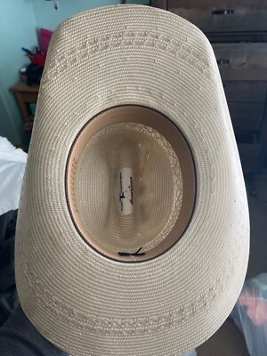 STETSON WRIGHT AUTOGRAPHED COWBOY HAT STETSON WRIGHT NFR Autographed American Hat Company size 7  main image 3