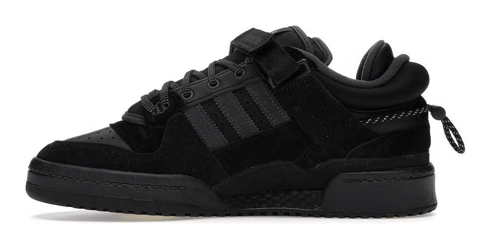 bad bunny x adidas forum low triple black