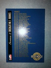 1992-93 SKYBOX BASKETBALL CARD CHECKLIST 1 ROOKIES PLAYER UPDATES #411 NBA FS