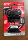 Milwaukee 49-25-1573 Extreme Materials Nitrus Carbide Blades 3 Pack - NEW