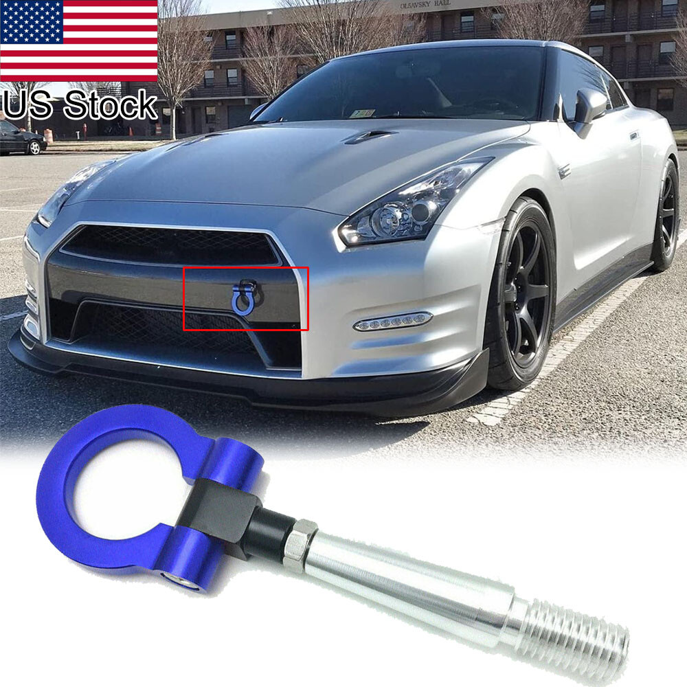 Blue JDM Track Racing Tow Hook Ring For Nissan Sentra 370Z GTR Juke Infiniti eBay