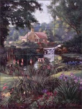 Landscape Tile Mural Mirkovich Country Life Art Ceramic Backsplash NMA103