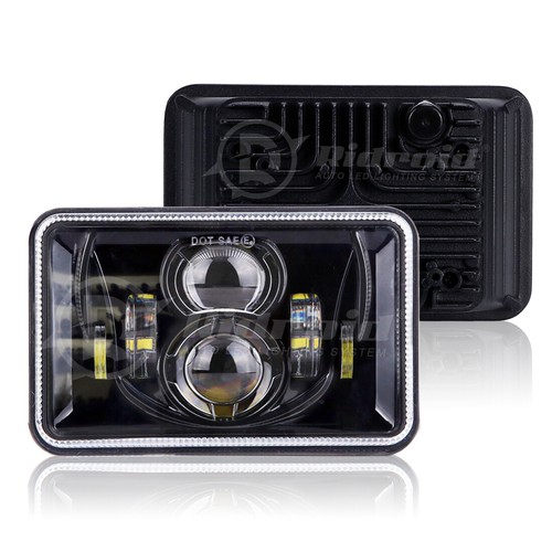4x 4x6" Led Headlight Hi/Lo Sealed Beam for Chevrolet S10 1995 1996 1997 Trucks - Picture 11 of 12