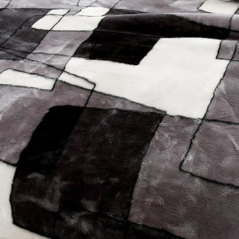 2kg-6kg Velvet Blanket 2 Ply Raschel Blankets Throws Bed Cover Soft Warmful New - Image 4 of 4