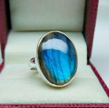Labradorite Ring 925 Sterling Silver Handmade Ring Gift For Her R91