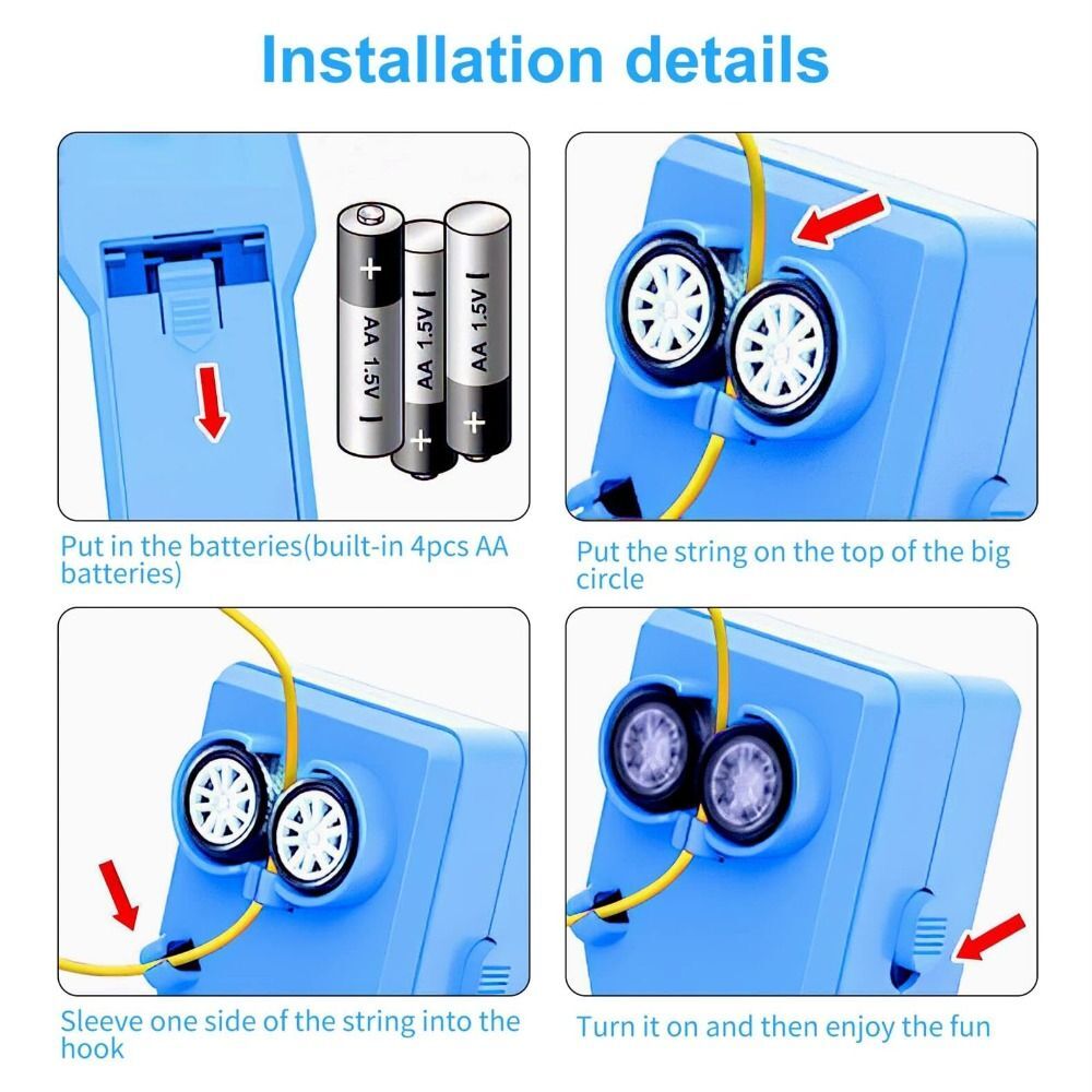 Plastic Cat Rope Launcher Handheld Cat Toy Funy Electric Pet Toys eBay