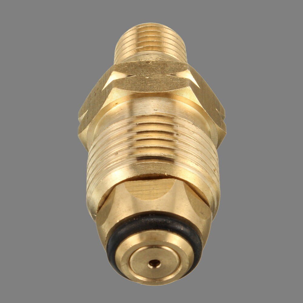 Propane LP LPG Gas Cylinder Fitting Full Flow Brass Connector 1/4'' 6mm