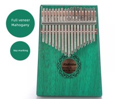 17 Key Kalimba Mbira Finger Thumb Piano Keyboard Musical Instrument Gift