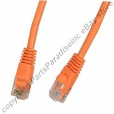 Lot10pack PURE COPPER  notCCA 2ft RJ45 Cat5e Ethernet Cable/Cord/Wire ORANGE