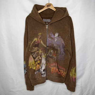 Travis Scott Cactus Jack Astroworld Utopia Circus Maximus Tour Merch Zip Up M