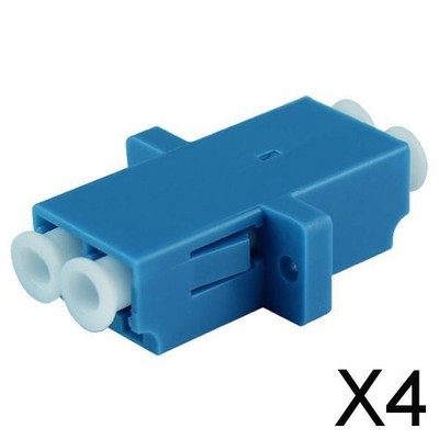 4x LC Singlemode Und Multimode Optic Fiber Adapter Hohe Zuverlässigkeit &