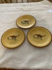 Rare Stangl Hand Painted Pottery  Seaworthy  6” plate Set Of 3