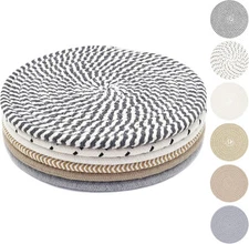 8 Inch Trivets for Hot Dishes, Pots and Pans, Thick Heat Mix Color 