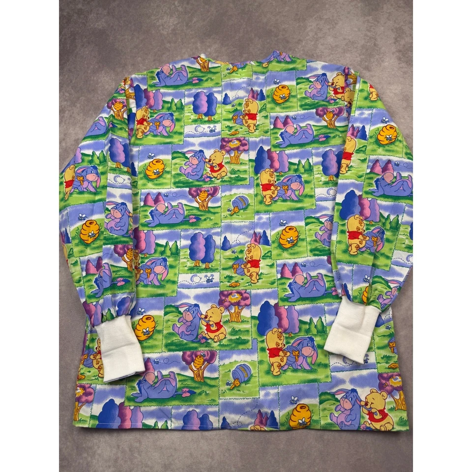 NWT VTG 2003 Disney Winnie The Pooh Baby Playtime Pals Scrub Jacket Women S USA - Image 2 of 4