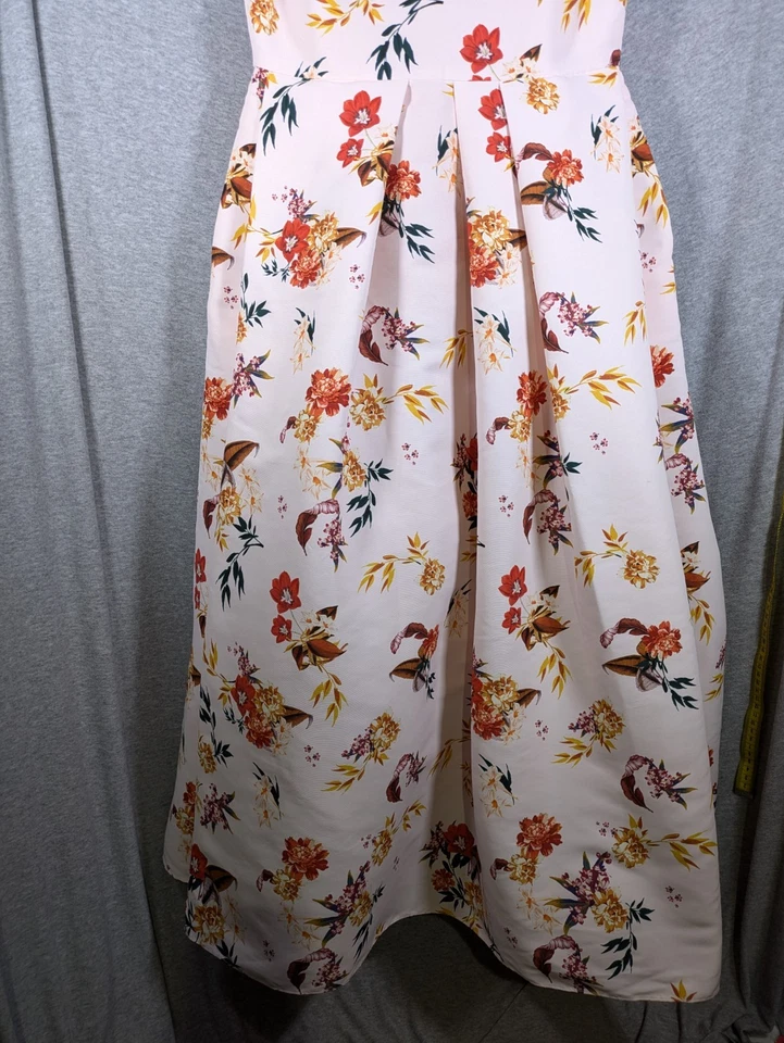 Sachin Babi Dress Womens 6 Floral Gown Tiered Ruffled Netting For Shape Coquette - Image 2 of 4