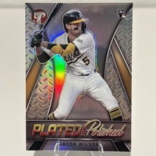 2025 Topps Pristine Jacob Wilson Plated & Polished RC Rookie #PP-25 Athletics