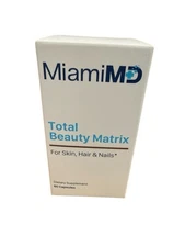 Miami MD Total Beauty Matrix For Hair, Skin, Nails - 60 Capsules Exp. 5/27