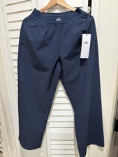ALO Yoga Suit Up Trouser Regular -Size Small- Blue W51432R 