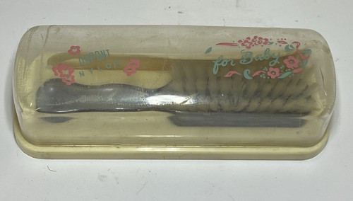 Vintage Baby Brush and Shoehorn Set