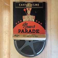 Castle Films News Parade - Paris Liberated Yanks Recapture Guam - 16mm Print