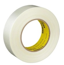  10 Rolls OEM Scotch Reinforced Filament Tape 8916V Clear 24mm x 55m 6.8 mil
