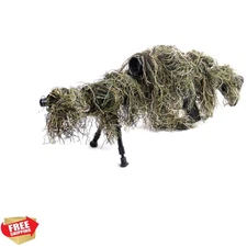 Durable Synthetic Ghillie Rifle Wrap - Maximize Concealment in Wilderness