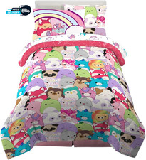 Squish mallows Bedding Super Soft Comforter and Sheet Set with Sham