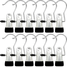 Boot Hangers for Closet, 12 Pack Hanging Hooks for Laundry