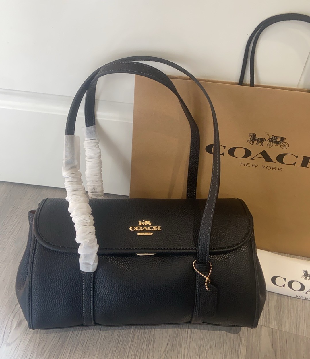 NEW COACH CDB04 Birdget Fashion Women's Satchel Bag Biret Black