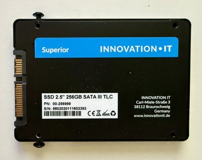 256GB SSD INNOVATION-IT SATA III TLC 2,5'' Notebook Festplatte