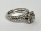 NEIL LANE 14K Gold Natural Diamond 1 CT TW Halo 2pc Wedding Set 5.6g Size 6.5 — photo 7