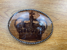 Princess and Butch Crown Belt Buckle