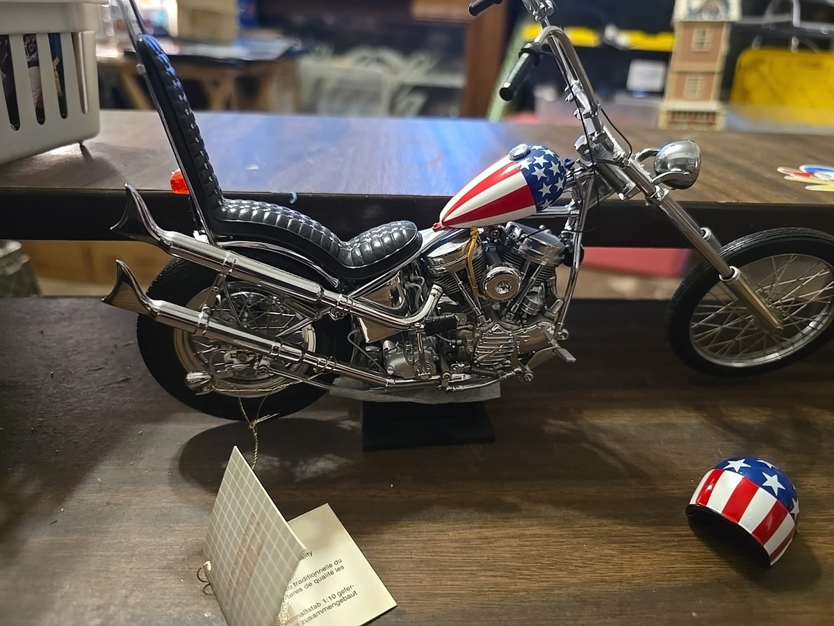 monoキャプテンアメリカ Franklin Mint Harley Davidson 1:10 Scale Captain America Easy