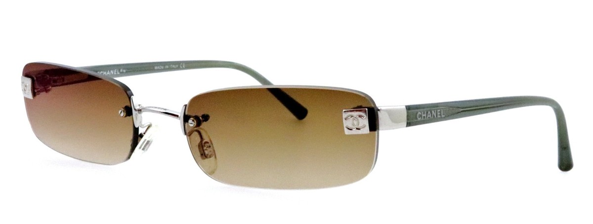 CHANEL サングラス 4067 クリア グラデーション リムレス y2k CHANEL Y2K 4067 152 53mm Rimless CC Cocomark Sunglasses Eyeglasses