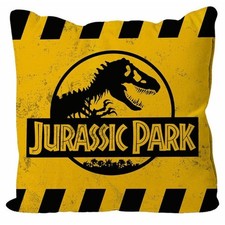 Jurassic Park Logo Caution Cushion 40�40 Cm SD Toys Official License
