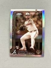 2025 Topps Chrome Spencer Schwellenbach #203 Sepia Refractor Braves RC