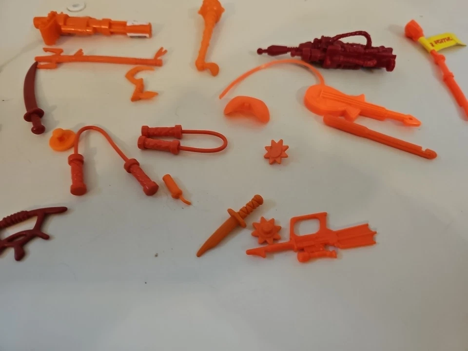 Principalmente TMNT Figura de Acción Vintage Accesorios, Armas y Piezas Otros Naranja  Foto 3 de 4
