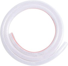 PVC 1-1/2" ID x 1-13/16" OD Braided Clear Flexible PVC Tubing Soft for Four S...