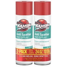 Kraken Bond Welding Anti-Spatter Pro Spray - 12 oz   2 Pack